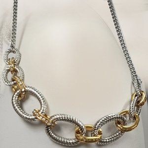 Stainless Steel Eternal Linked Necklace: 19L